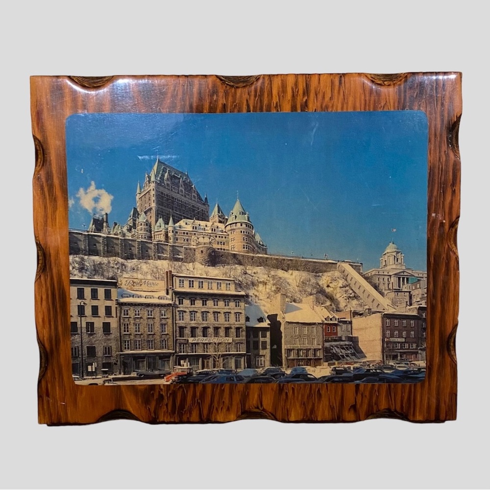 Vintage Picture of Château Frontenac, Québec